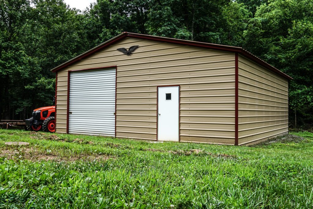 Eagle Carports 26x40x9 Vertical Roof Garage Eagle Carports