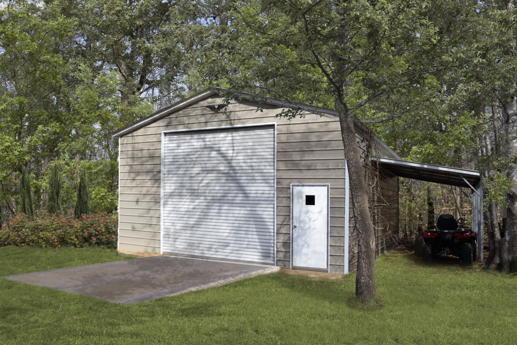 Eagle Carports Garage with lean to Eagle Carports