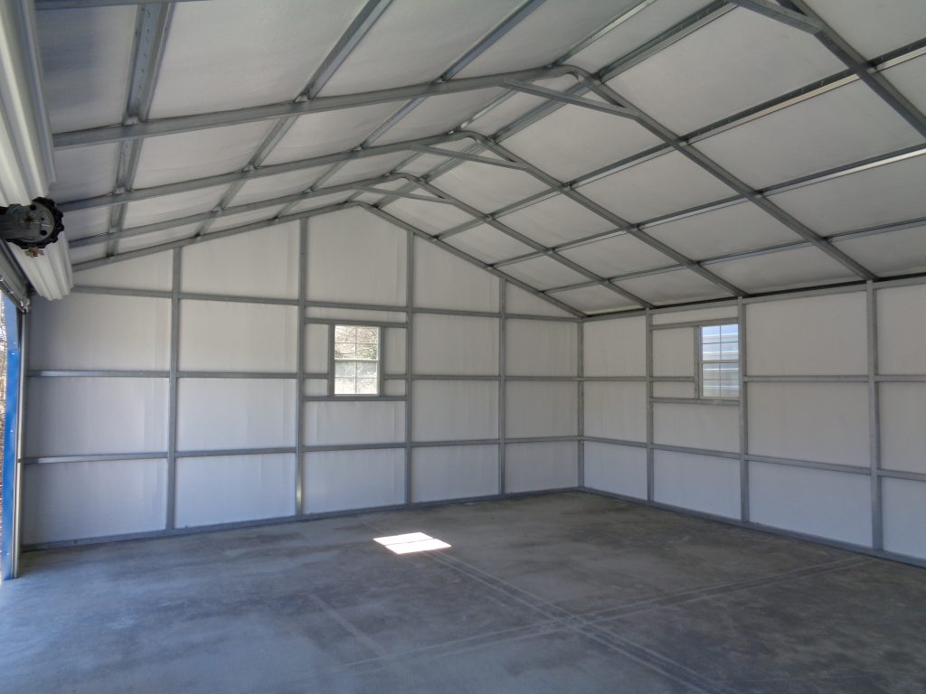 Eagle Carports Insulation inside view Eagle Carports