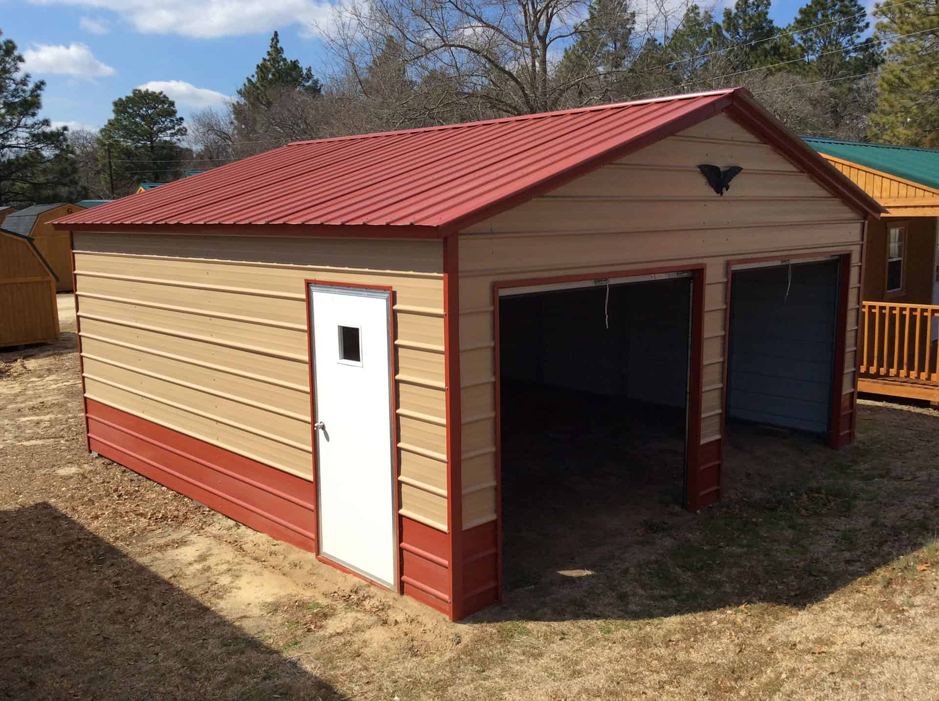 Eagle Carports 24x20x9 Vertical Roof Garage Eagle Carports