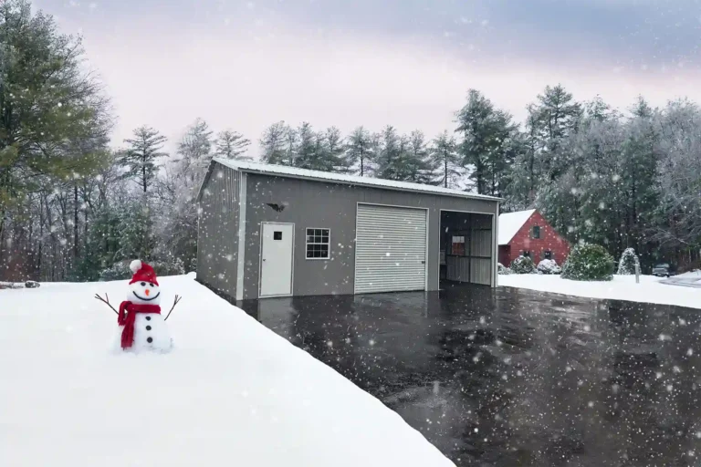 28x35x12 Metal Garage