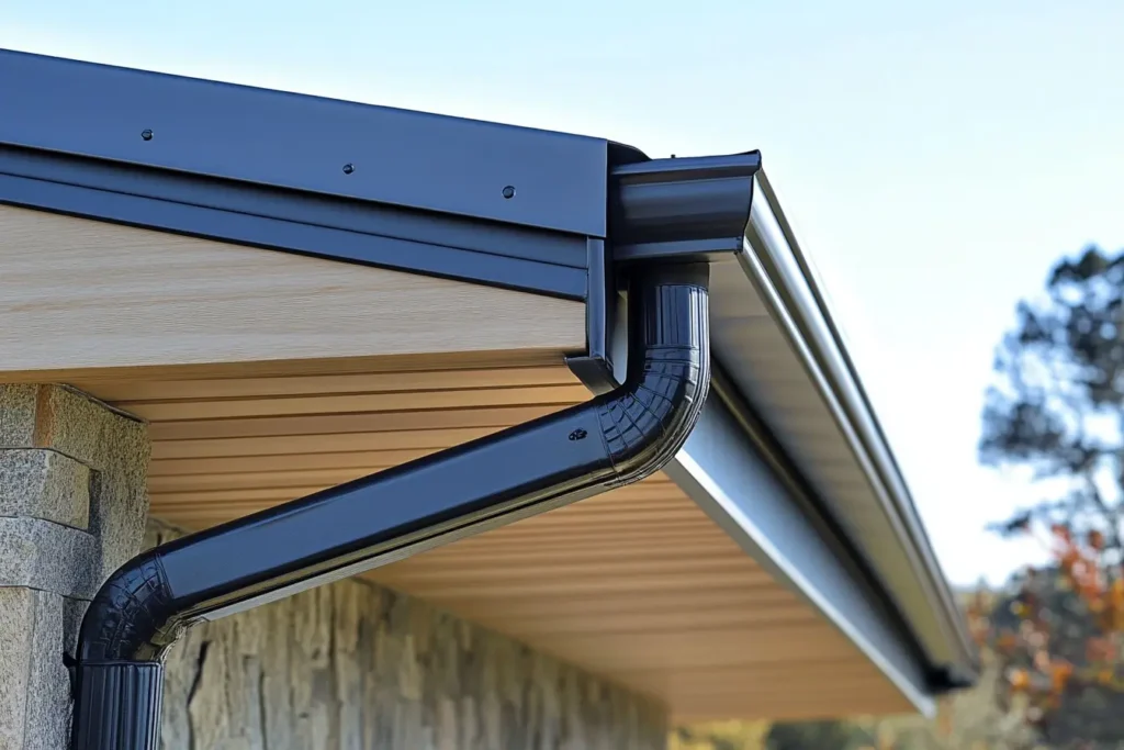 box gutter for metal structures