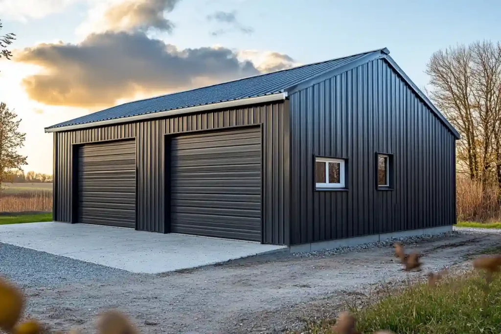 metal structure gutters